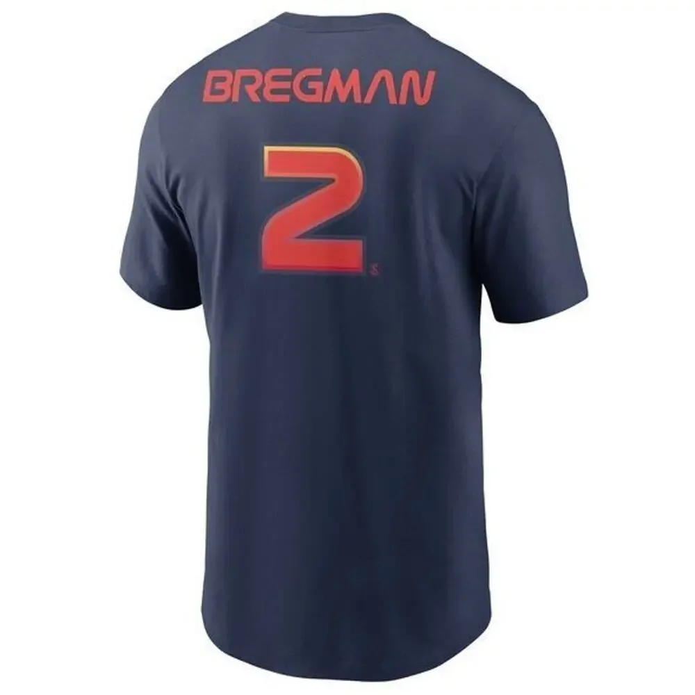Nike Women's‎ Houston Astros Space City Go for Launch Bregman Tee Navy 2XL $40